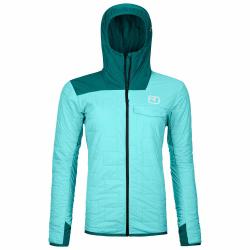 Bunda Ortovox Swisswool Piz Badus Jacket Women's Ice Waterfall